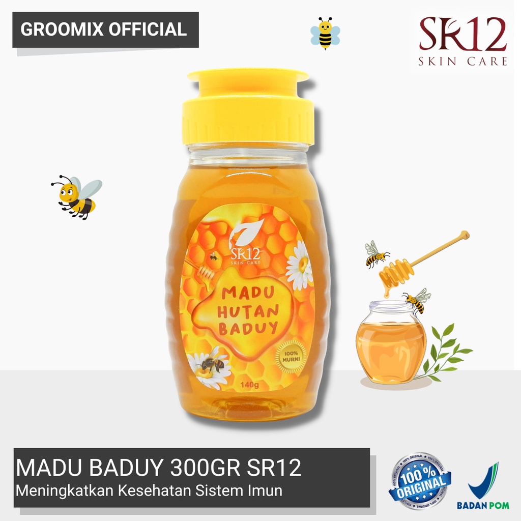 

SR12 Madu Murni Baduy 300GR Madu Asli Membantu Memelihara Daya Tahan Tubuh Dan Membantu Mencegah Anemia Bpom