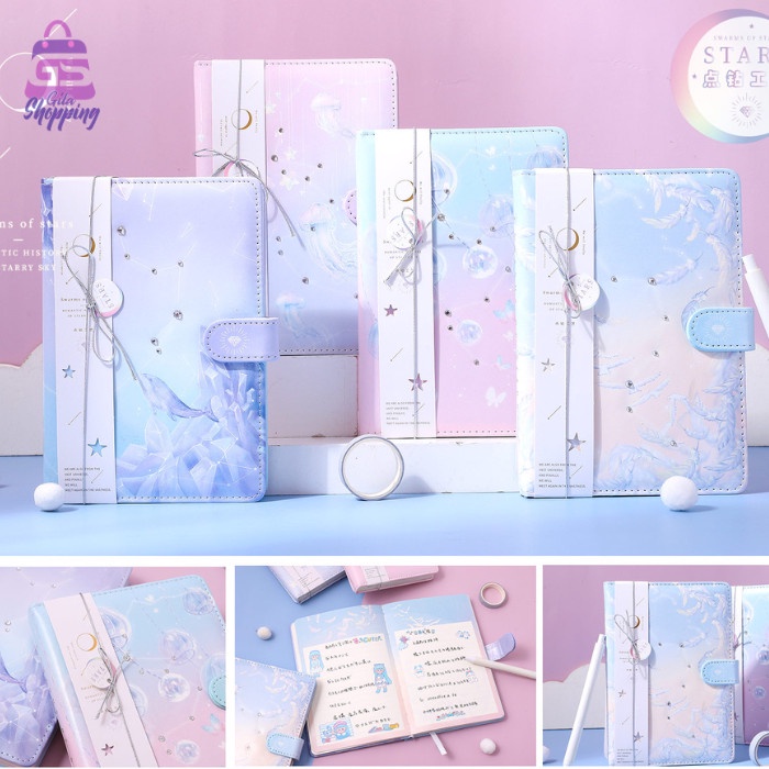 

Magnetic Notebook Diary Swarms of Stars / Jurnal agenda Buku tulis - A