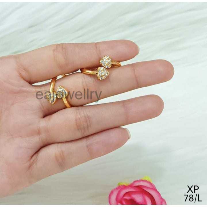 Cincin Love Wanita Gold Berlapis Emas 24 Karat Realpict Asli