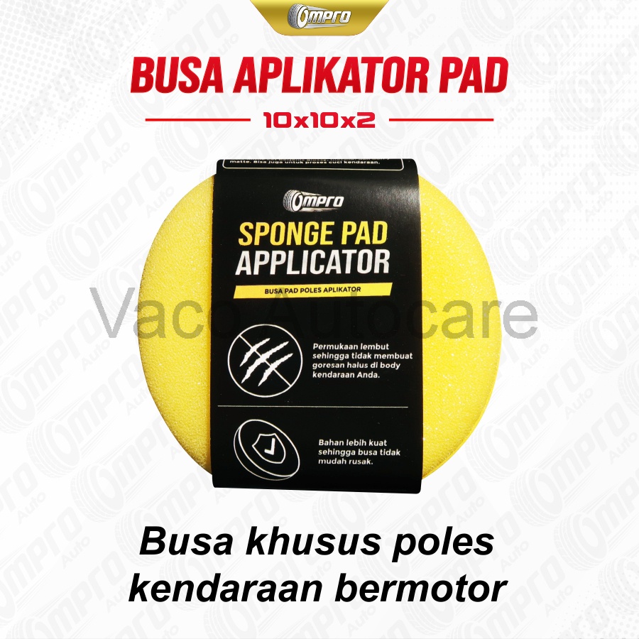Busa Poles Motor Spons Busa Poles Mini Applicator Busa Poles Mobil Pad Pad Spons Bulat Spons Aplicat