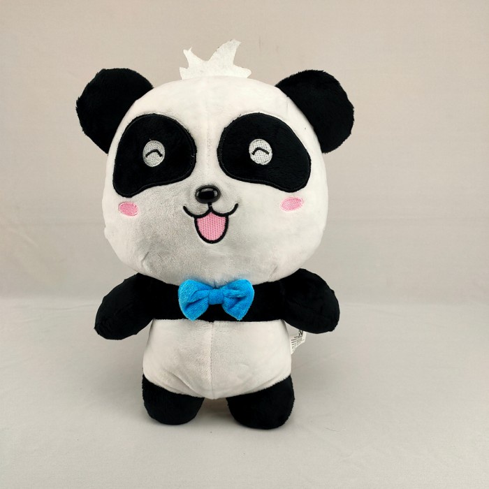 VF86 Boneka panda baby bush - putih B