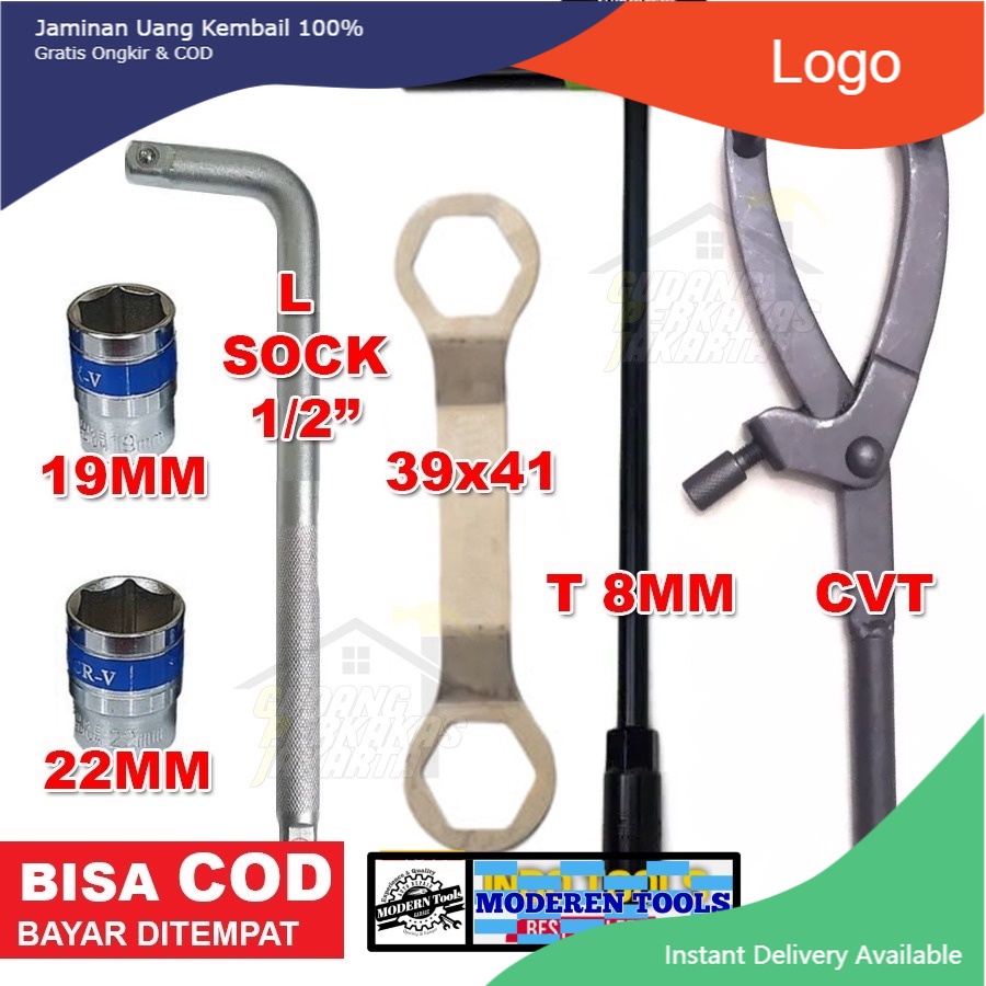 AMTECH PAKET CVT / KUNCI CVT LENGKAP / KUNCI CVT / TREKER CVT PALING LENGKAP / ALAT BUKA CVT / ALAT 