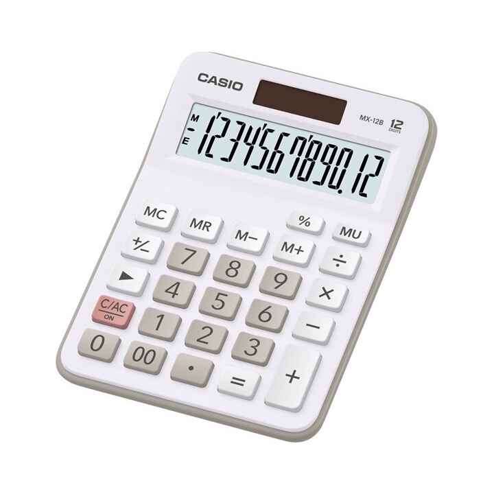 

HJK Kalkulator Meja CASIO MX-12B Office Value Desktop Series Calculator 12 B