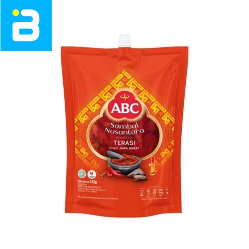 

ABC Sambal Nusantara Terasi Pouch 180G