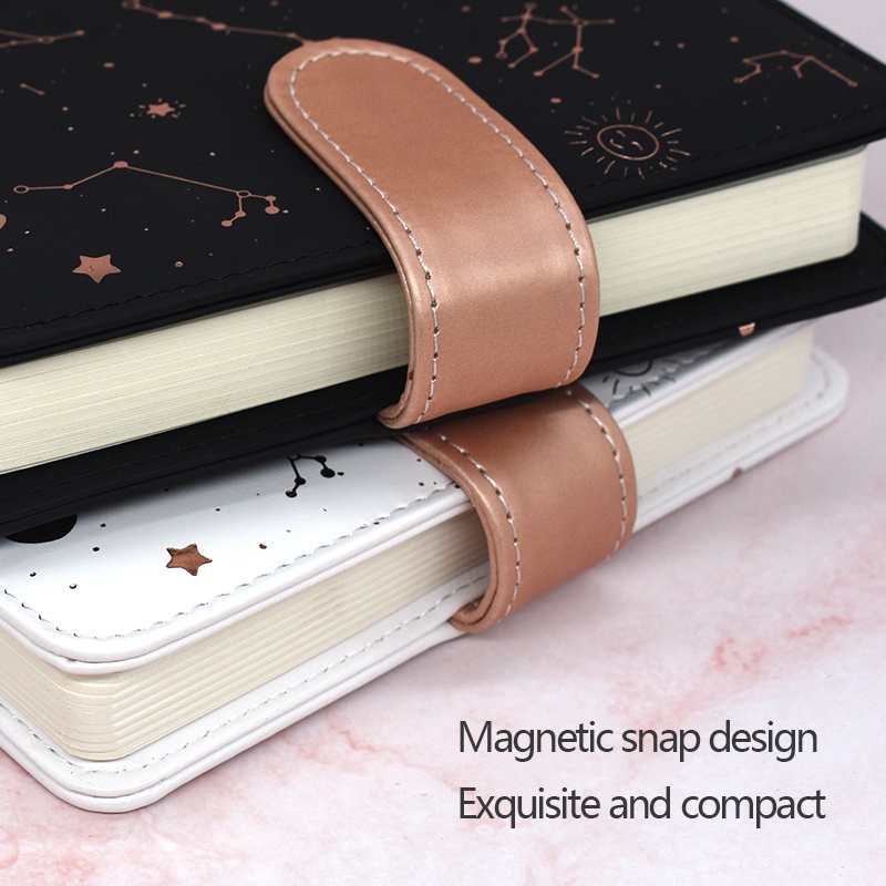 

Starry Sky Planner 2025 Yearly&Weekly Planner 288 Pages A6 Size Notebook/Journal/Diary Pu Leather