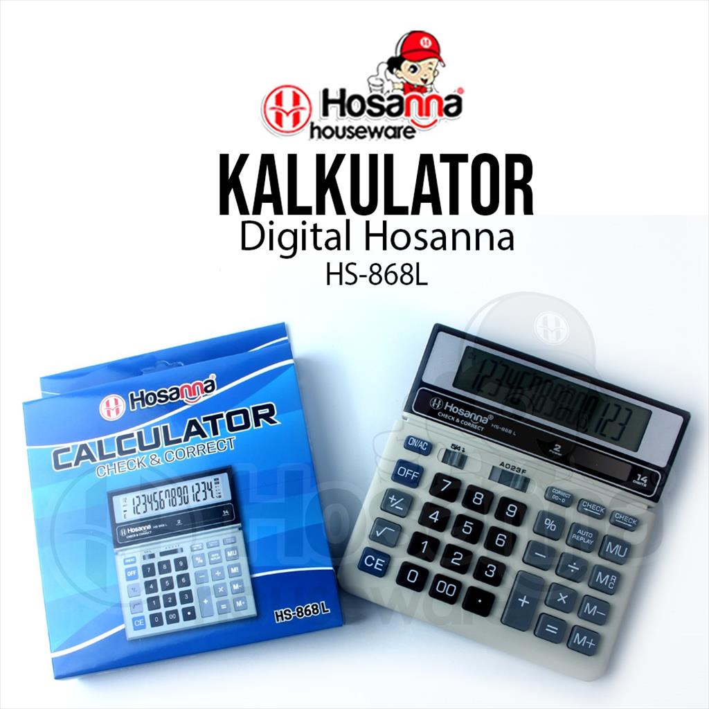 

Kalkulator Hosanna 14DIGIT / Kalkulator HS-868L / CHECK & CORRECT
