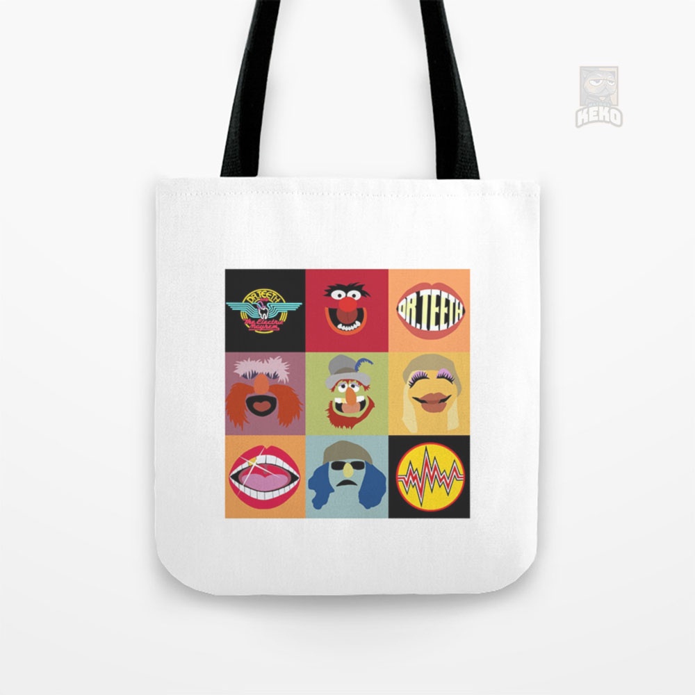 Tas Slempang | Dr. Teeth and the Electric Mayhem Tote Bag Kanvas
