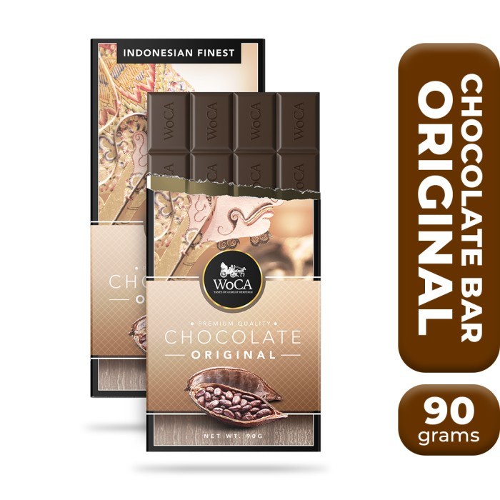 

[KUALITAS TERBAIK] WoCA Premium Chocolate Bar Cokelat Batang Rasa Original 90 gram 1 pcs