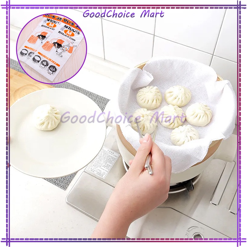 

Kain Pengukus Dandang Serbaguna / Kain Kukus Masak Bakpao Roti Kue Pangsit / Kain Mengukus Mantau
