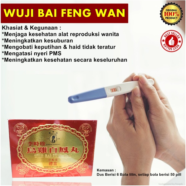 Wuji Bai Feng Wan Obat Herbal Untuk Menyuburkan Kandungan Menormalkan Haid Tidak Teratur