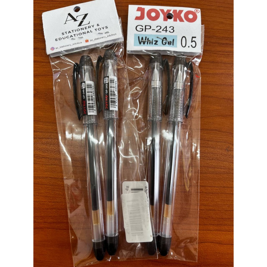 

(2 Pcs) Pulpen Joyko GP-243 Whiz Gel 0.5 mm