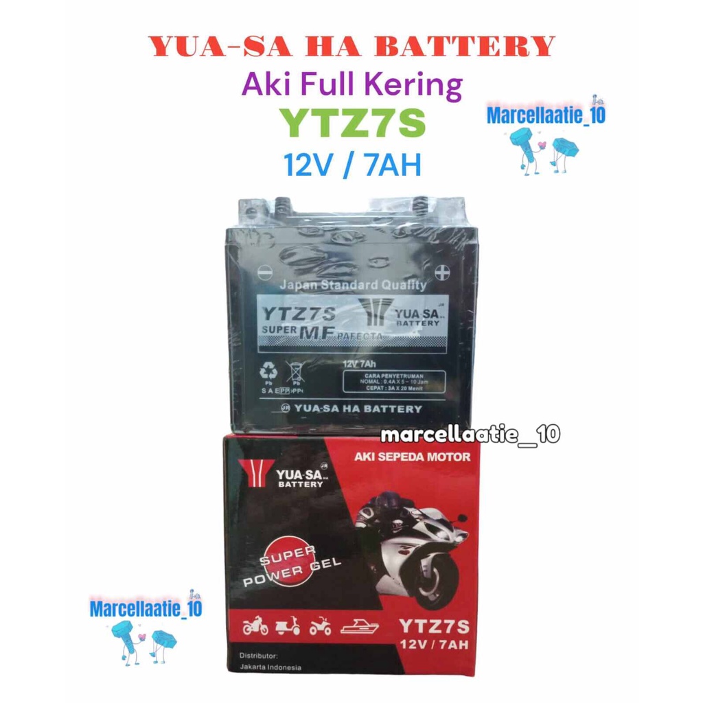 AKI MOTOR YUASA HA YTZ7S / YTZ6V / GTZ6V MTZ6V AKI MOTOR YUASA HA AKI MOTOR NMAX SATRIA CBR