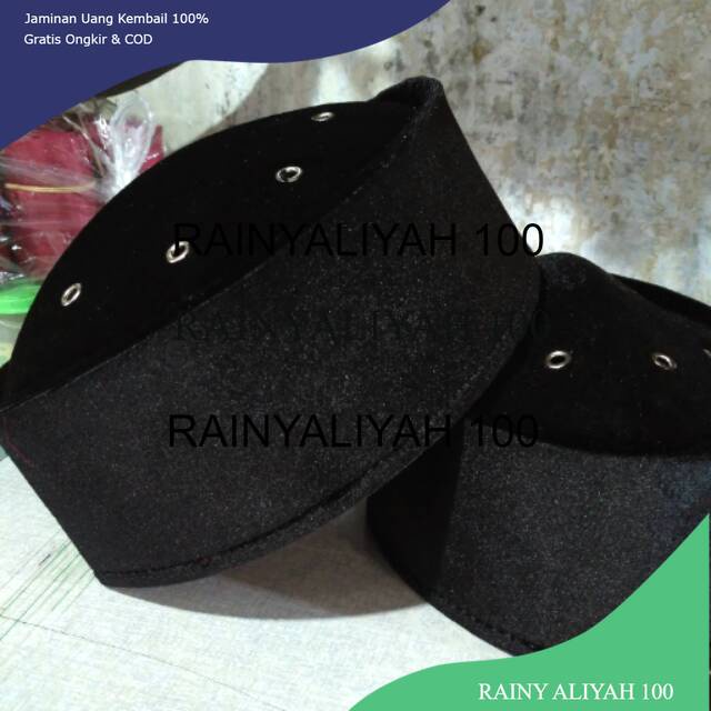 Peci uje exclusive hitam bludru halus