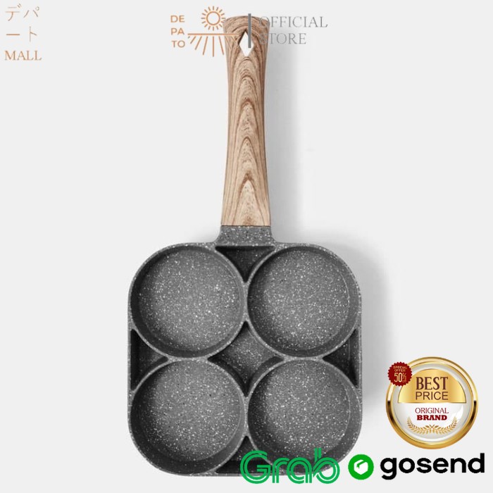 Wajan Panci Cetakan Kue Telur Ceplok Dadar 4 In 1 Omelette Pan Mini DPT