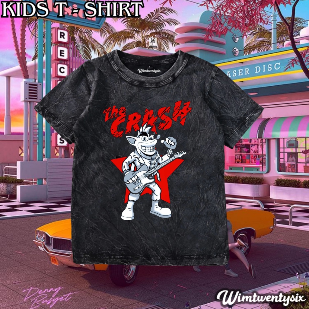 kaos crash washing vintage tee | kaos anak | baju anak