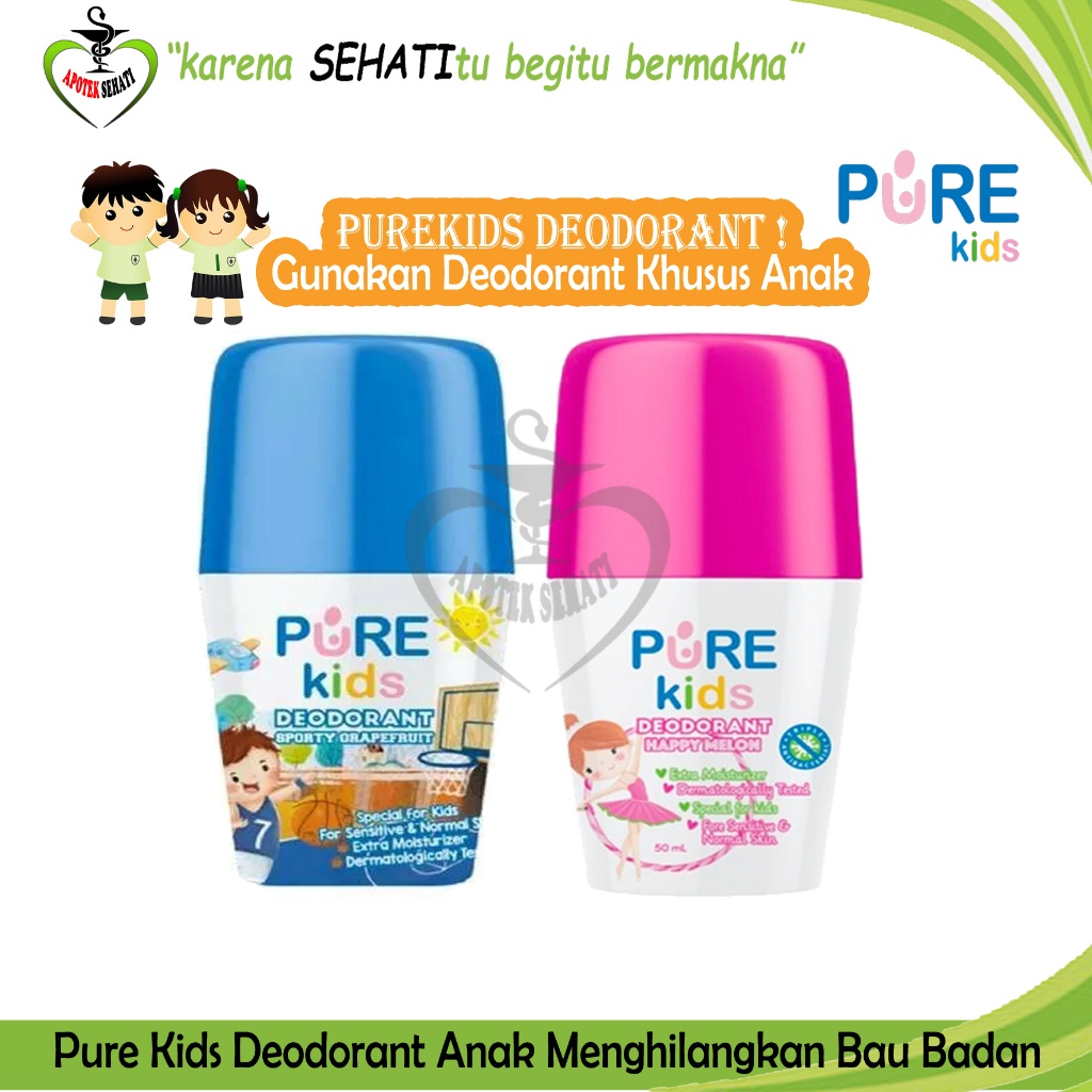 Pure Kids Deodorant Anak Menghilangkan Bau Badan