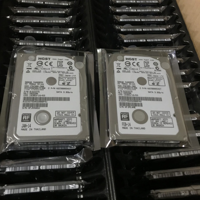 Hardisk Laptop 500GB Hitachi/HGST- HDD SATA 2,5" RPM 7200