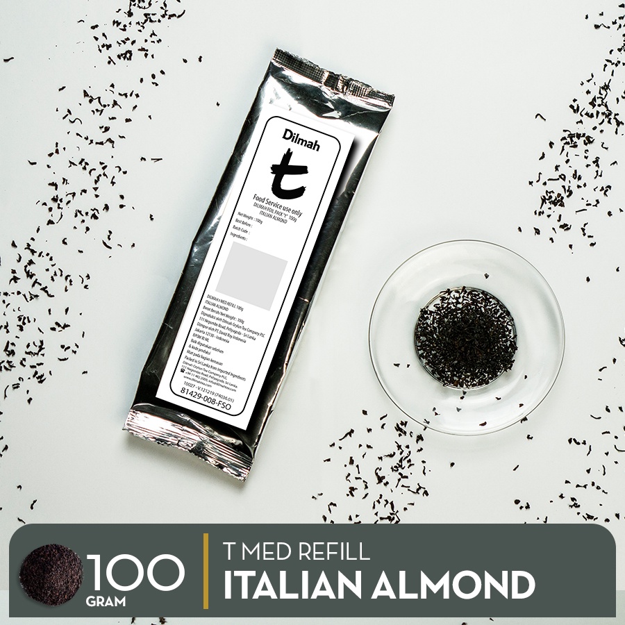 

Dilmah T Med Refill Italian Almond 100gr - Loose Tea - Daun Teh Kering