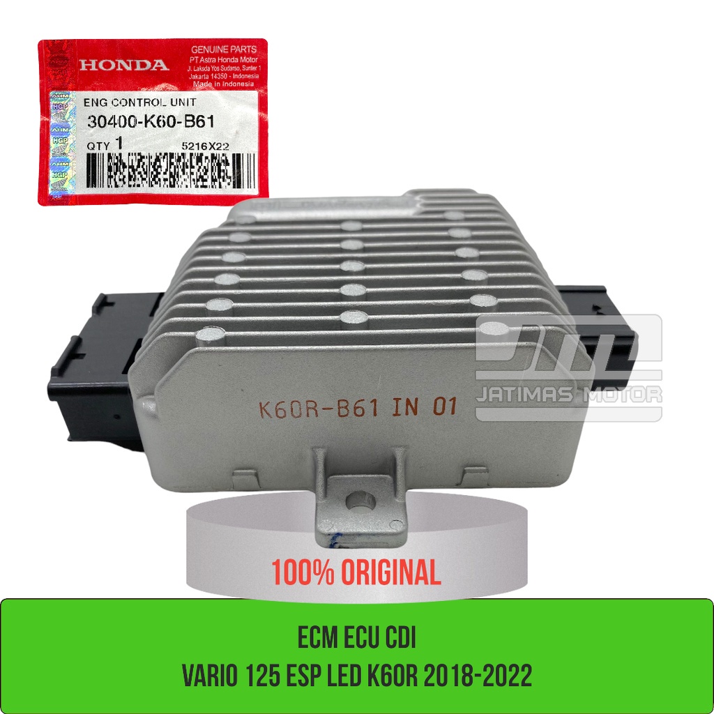 ECM ECU CDI vario 125 esp led ISS idling stop 2018-2022 30400-K60-B61 K60R-B61-IN-01