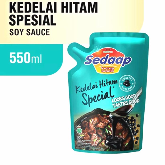 

Sedaap Kecap Kedelai Hitam Spesial 520ml | Sedap Kecap Murah Promo
