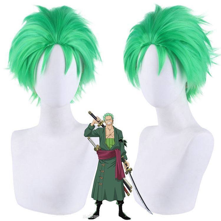 Wig Cosplay Roronoa Zoro Luffy Onepiece Premium Anime Manga
