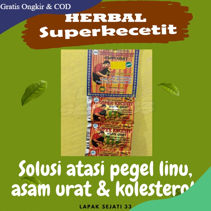 Obat Herbal Super Kecetit 1 Box Original