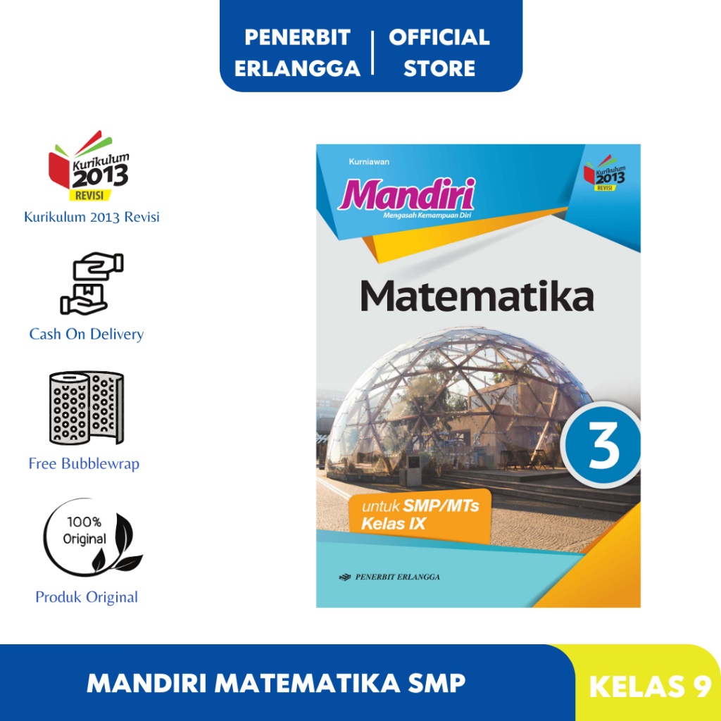MANDIRI MATEMATIKA SMP/MTS KELAS 9 KURIKULUM 2013 REVISI Erlangga