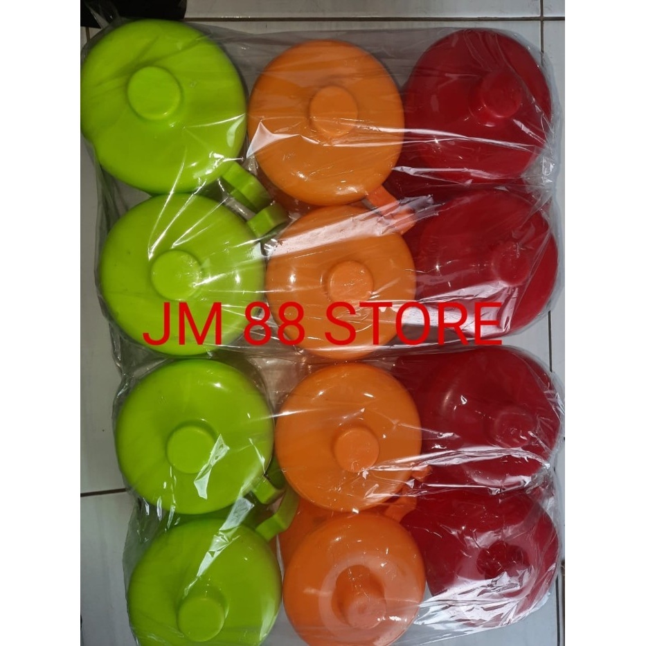 CANGKIR PLASTIK / MUG / CANGKIR BESAR 1 LUSIN