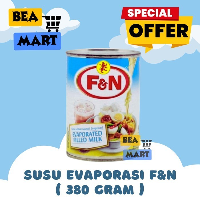 

Susu Evaporasi FN F&N 380 gr| Evaporated Milk F N Kaleng380gr gram ml