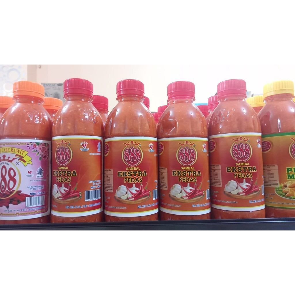 

Sambal Cabe Rawit 88 350 ML sambal pedas Manis Extra Pedas