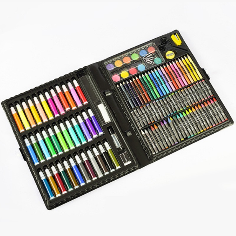 

Krayon Alat Lukis Anak Pensil Warna Cat Air Perlengkapan Menggambar Melukis Mewarnai Set Art Full Set pc Krayon 150pcs 150pc Pastel Pena Cat Air Kuas