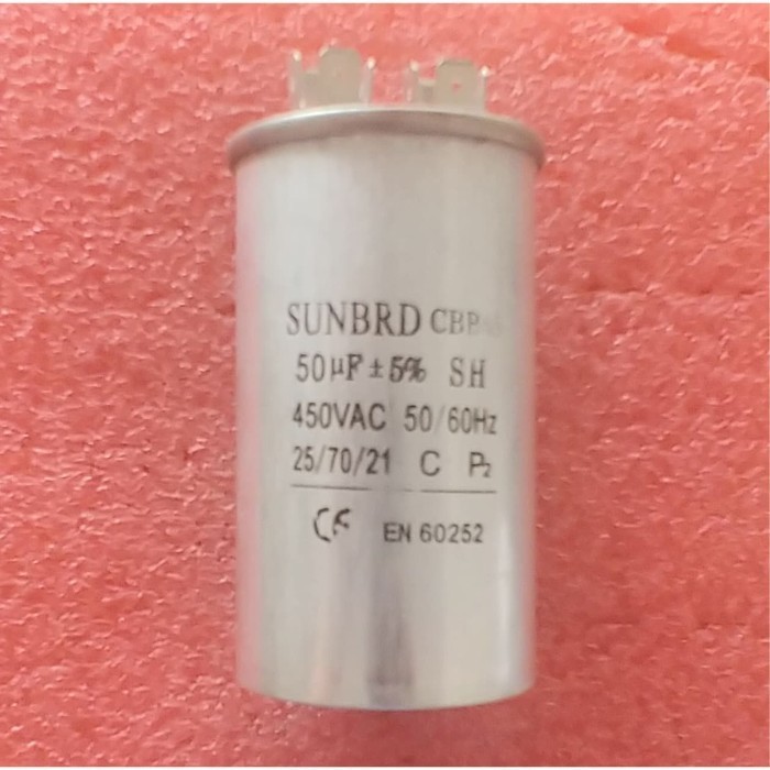 ZKH Elco Kapasitor Bulat 50uf 450V AC-VAC SUNBRD