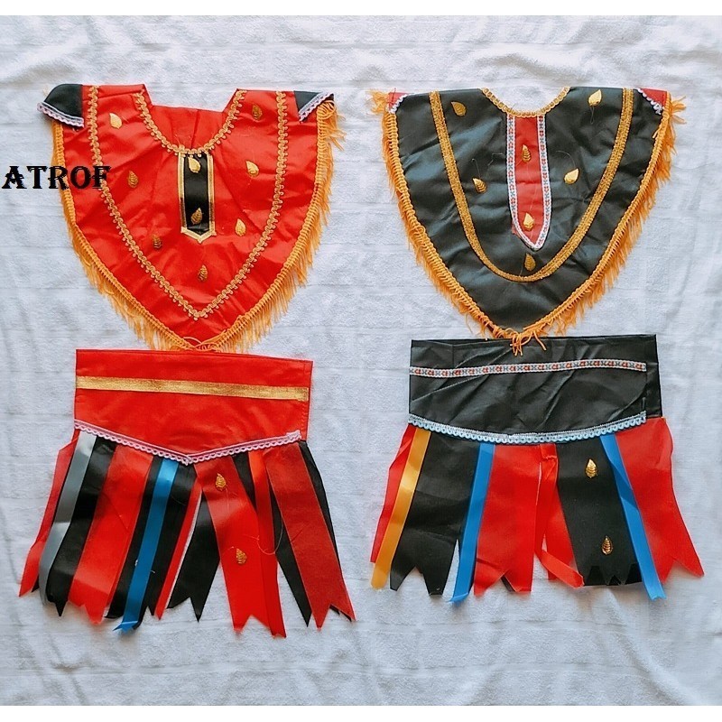 Baju Adat Dayak Anak TK - Baju Dayak Anak Murah - aksesoris