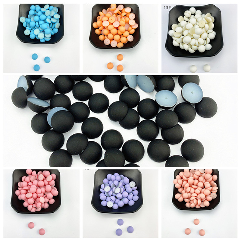 

200pcs 8mm Flatback Half Round Plastic ABS matte Pearl Craft Beads For DIY Jewelry Scrapbook Hair Clothes accessories ZZ080
