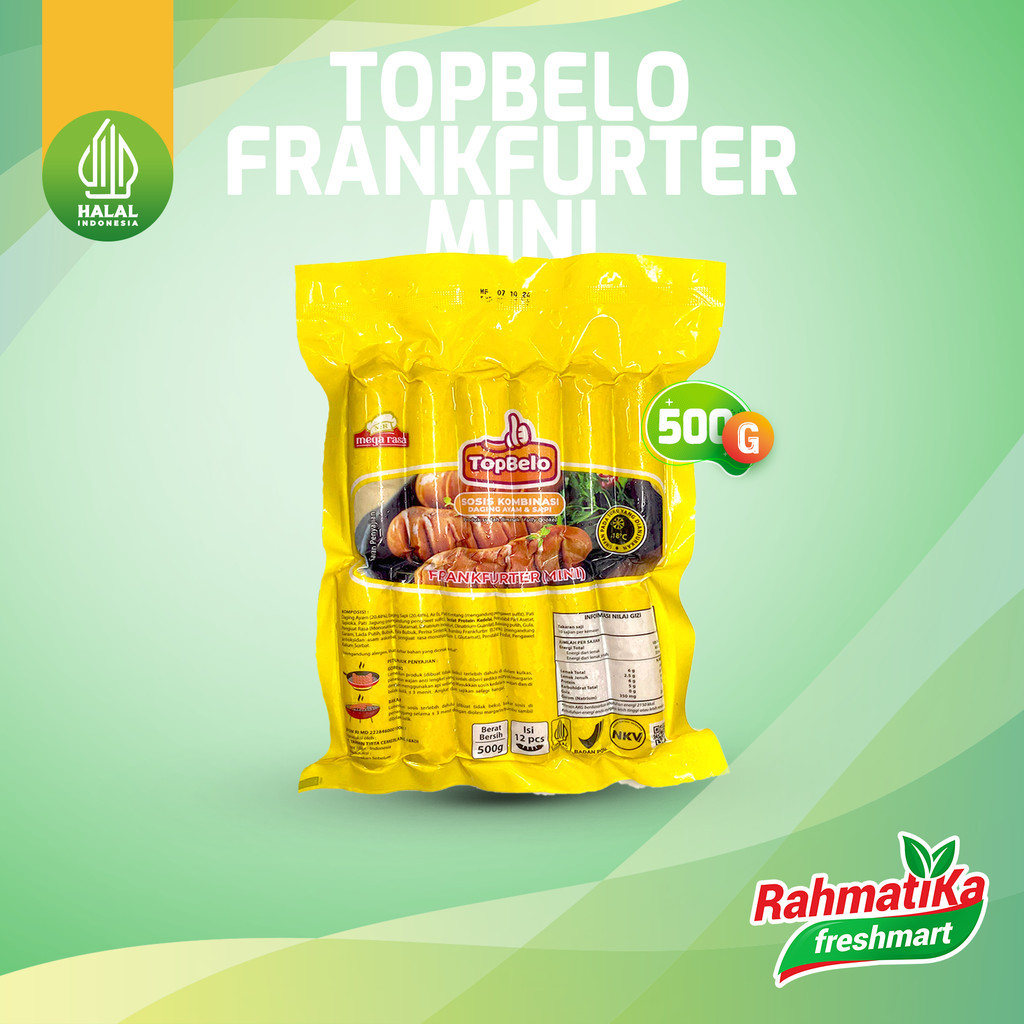 

Top Belo Sosis Kombinasi Frankfurter Mini 500gr Isi 12