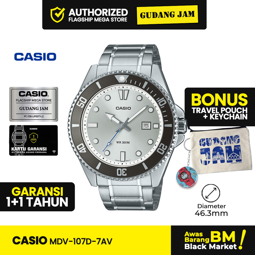 Casio Pria MDV-107D-7AVDF MDV-107D-7A MDV-107D MDV107D MDV 107D