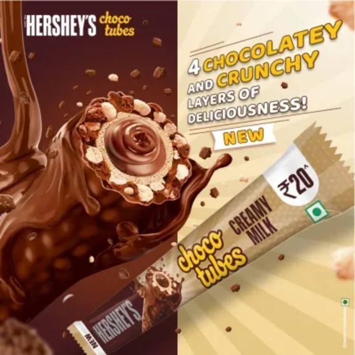 

Cokelat HERSHEY'S Choco Tubes Creamy Milk