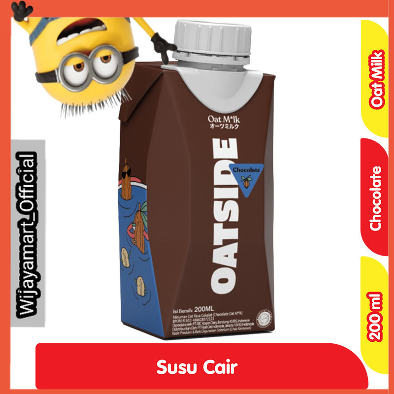 

Oatside Susu Oat Cair Cokelat Kotak 200 ml