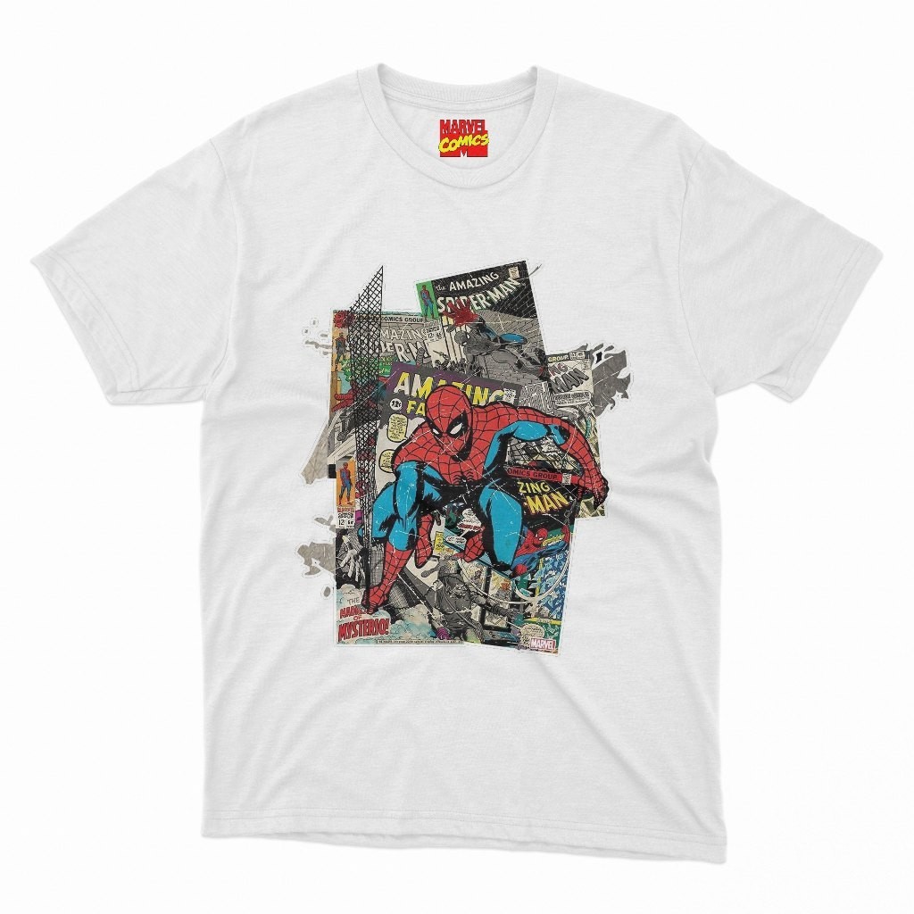KAOS DEWASA Marvel Spider Man Comic Edition