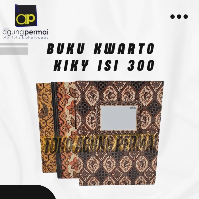 

PRODUK TERLARIS Buku Kwarto Kiky isi 300