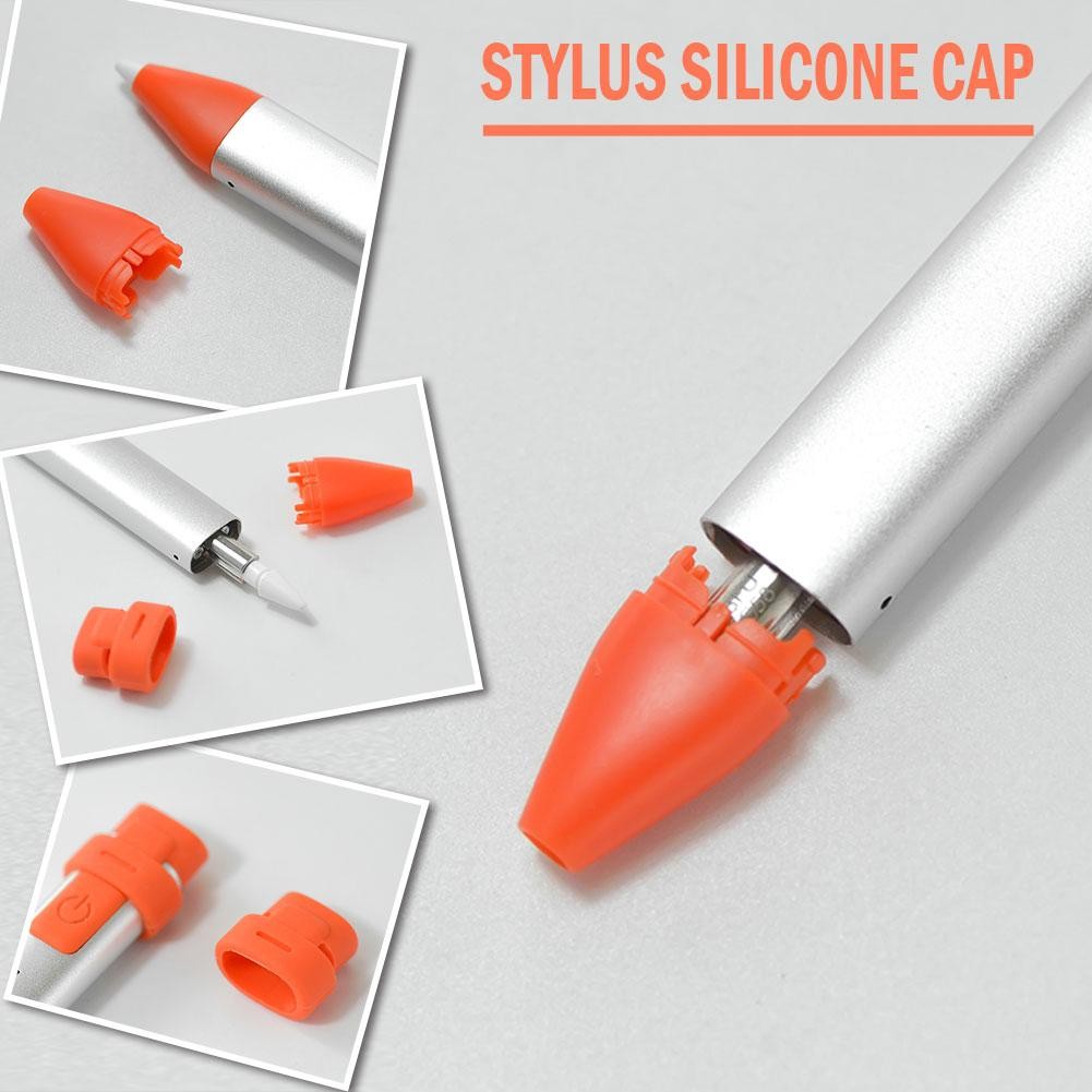 

For Logitech Stylus Silicone Stylus Replacement Pen Tip Pen Cap Crayon Pencil Tip Accessories