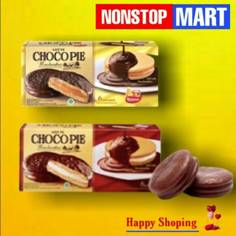 

SS SNACK CHOCOPIE Lotte 336gr 1 Box isi 12 x 28 gr