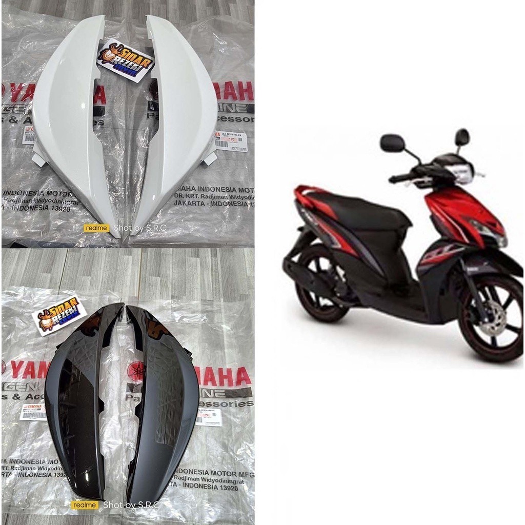 Ygp - Tebeng Luar Sayap Mio Gt 2Bj-F835V-00 2Bj-F835U-00 (P1-Hitam & P0-Putih)