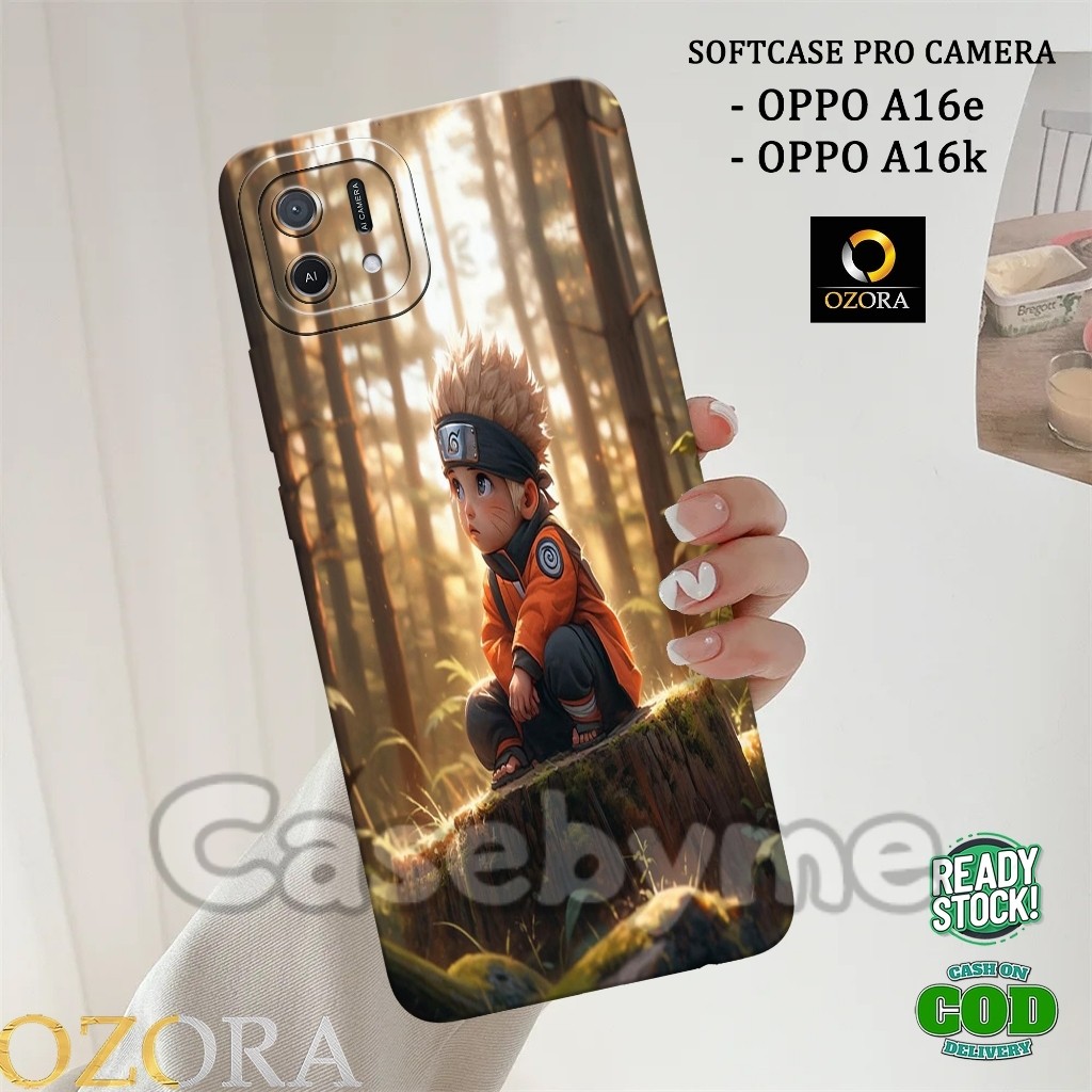 OZORA - Softcase Hp Oppo A16e / A16k Terbaru - Fashion Case ANIME - Case Hp Oppo A16e / A16k - Casin