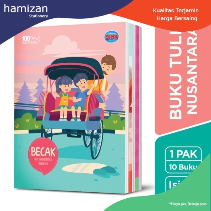 

SIDU Sinar Dunia Buku Tulis 58 Lembar PAK ISI 10 BUKU Murah Berkualita