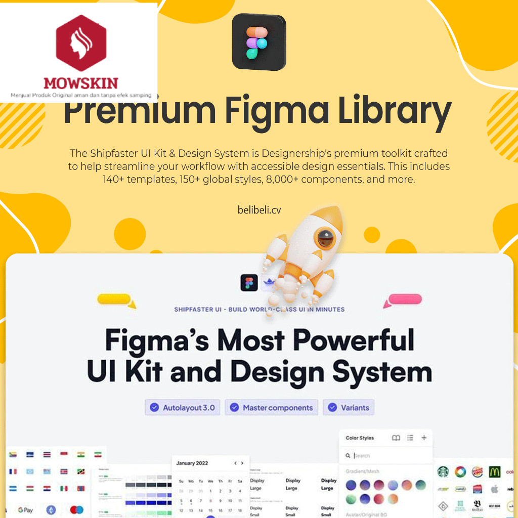 Shipfaster UI: Figma UI Kit & Design System