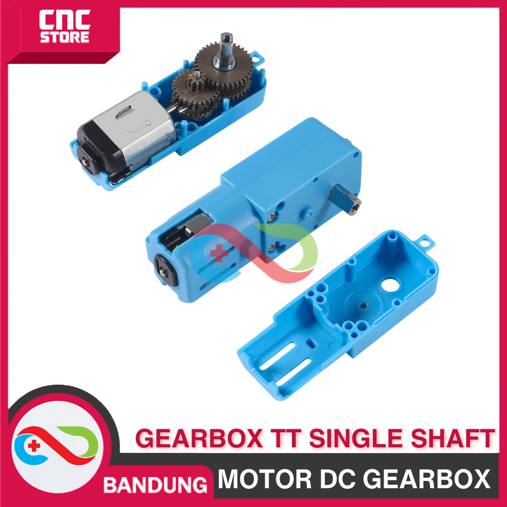 Mitsuyama_ Motor Dc Gearbox Metal Gear Tt Motor Single Shaft All Metal