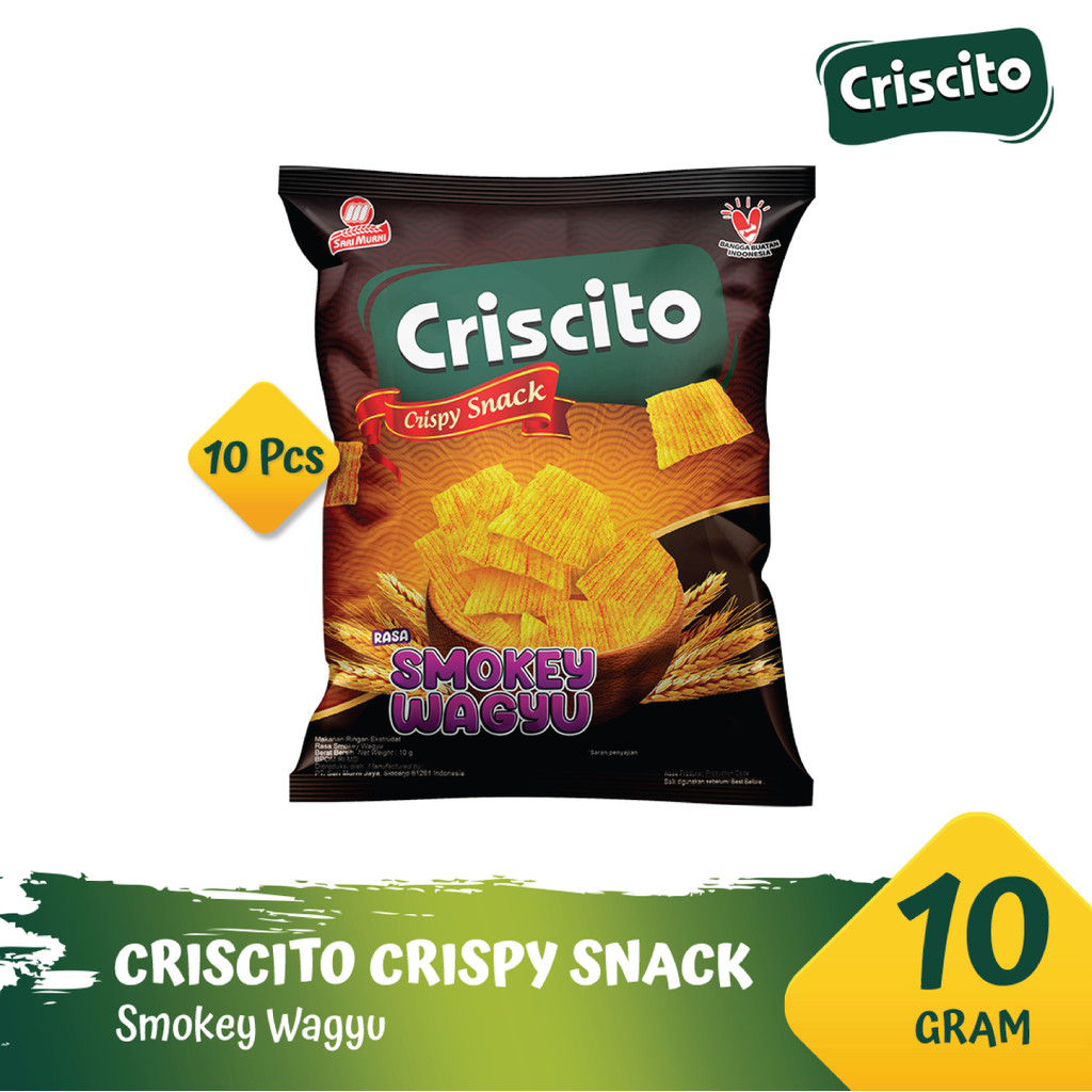

Criscito Crispy Snack Smokey Wagyu [10 Pcs]