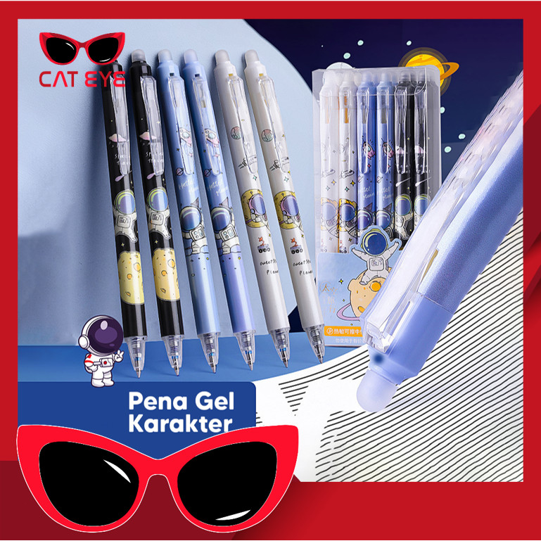 

PROMO - S6080 Pena Gel Karakter / Pena Aesthetic Edition Kartun / Erasable Gel Pen / Pulpen Kartun Karakter Lucu yang Bisa Dihapus