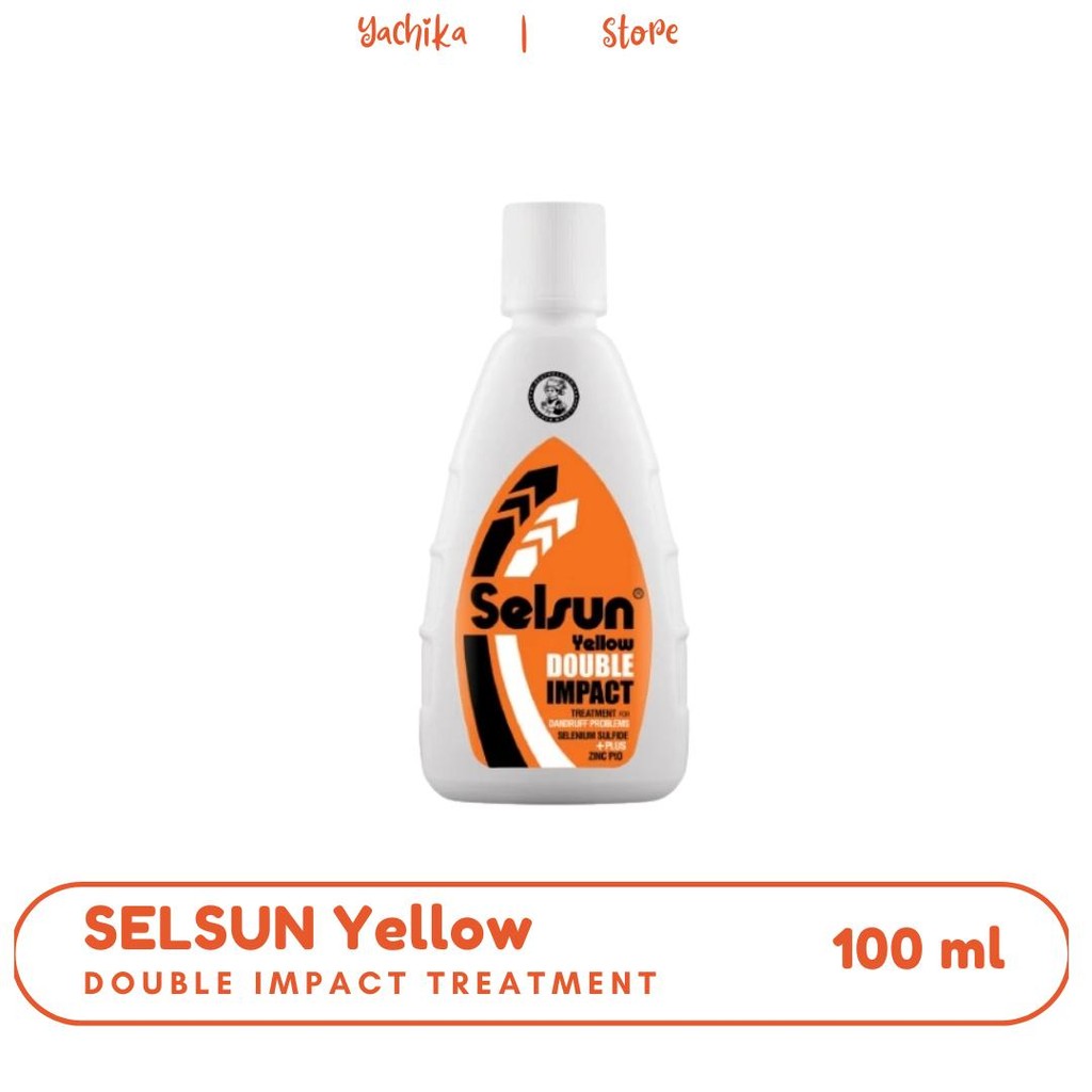 SELSUN YELLOW Double Impact Treatment 100ml - Mengobati Ketombe Tingkat Berat